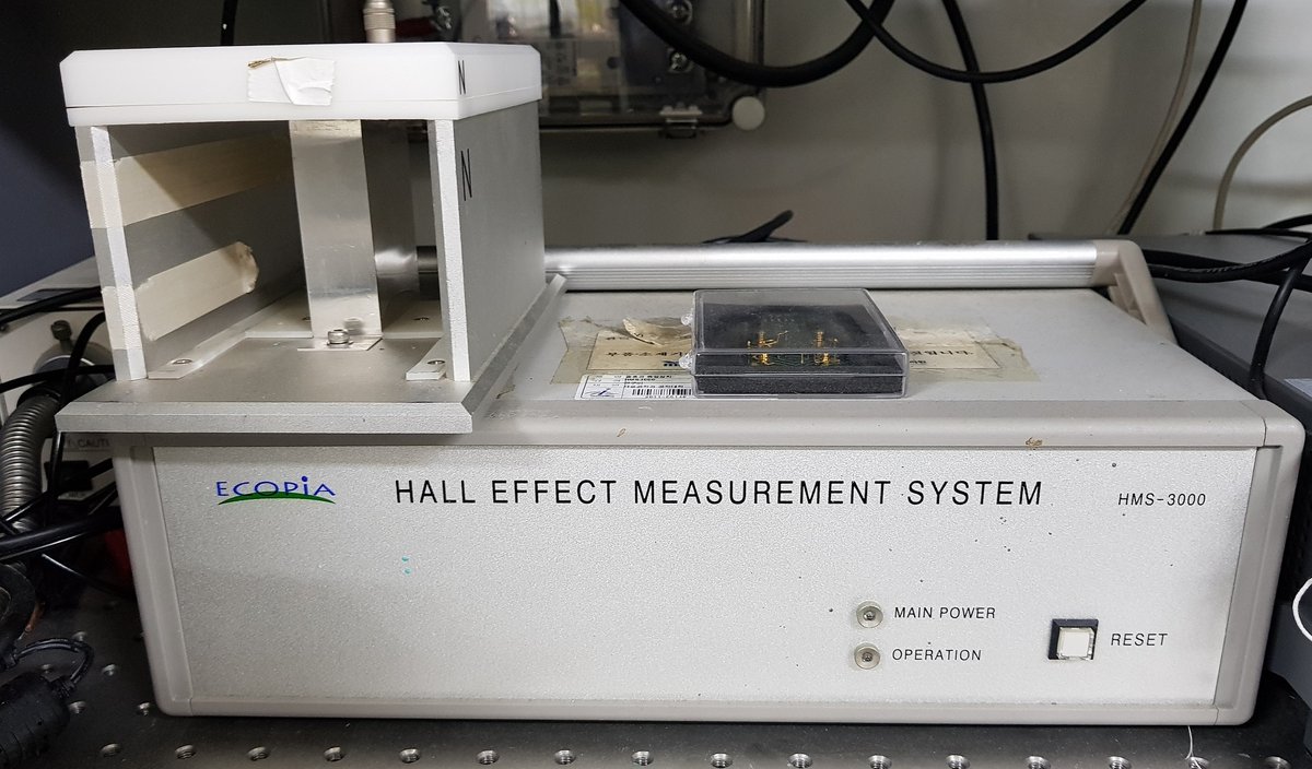 Hall effect measurement system